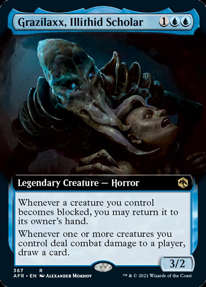 Grazilaxx, Illithid Scholar (Extended) [Dungeons & Dragons: Adventures in the Forgotten Realms] | Dumpster Cat Games
