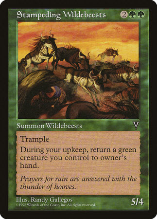 Stampeding Wildebeests [Visions] | Dumpster Cat Games
