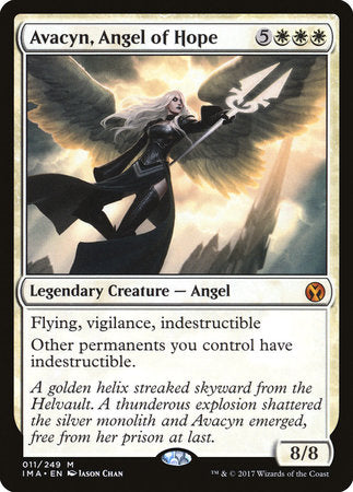 Avacyn, Angel of Hope [Iconic Masters] | Dumpster Cat Games