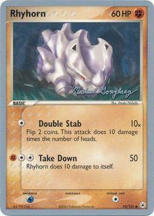 Rhyhorn (70/101) (King of the West - Michael Gonzalez) [World Championships 2005] | Dumpster Cat Games