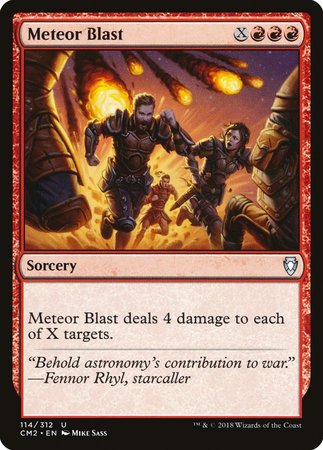 Meteor Blast [Commander Anthology Volume II] | Dumpster Cat Games