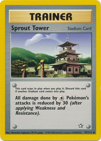 Sprout Tower (97/111) [Neo Genesis Unlimited] | Dumpster Cat Games