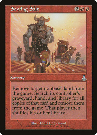 Sowing Salt [Urza's Destiny] | Dumpster Cat Games