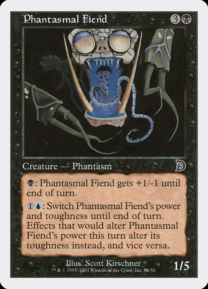 Phantasmal Fiend (Black Background) [Deckmasters] | Dumpster Cat Games