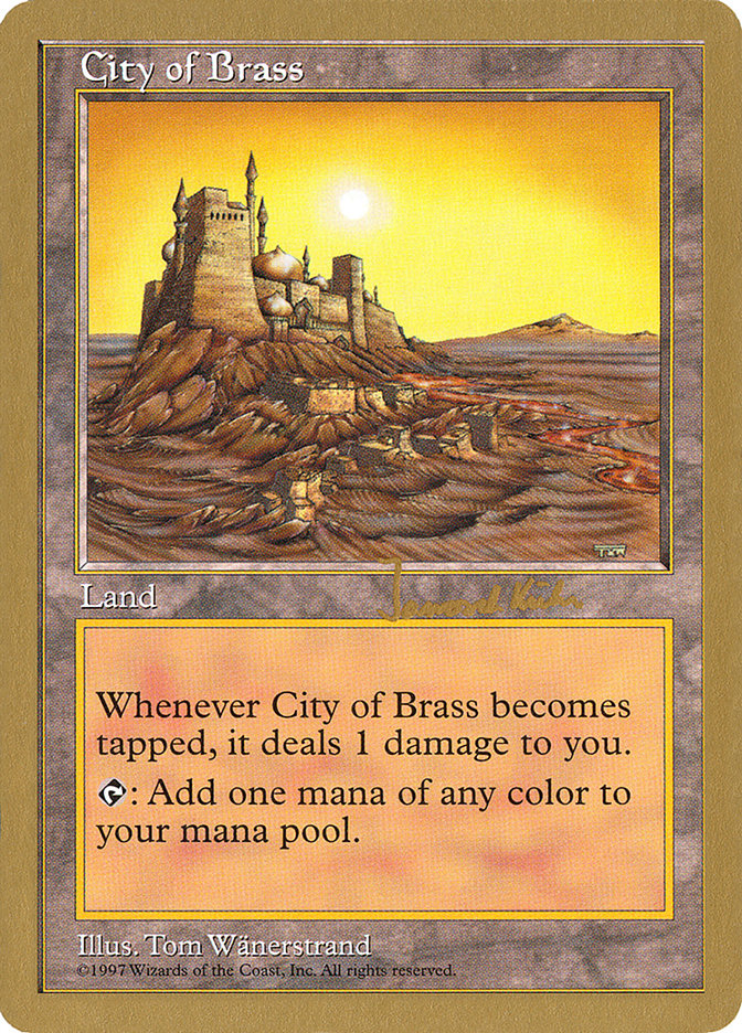 City of Brass (Janosch Kuhn) [World Championship Decks 1997] | Dumpster Cat Games