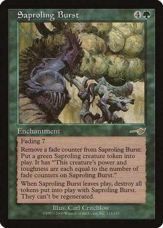 Saproling Burst [Nemesis] | Dumpster Cat Games