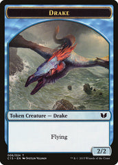 Drake // Elemental (020) Double-Sided Token [Commander 2015 Tokens] | Dumpster Cat Games