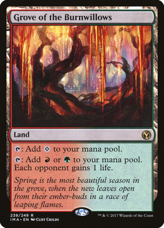 Grove of the Burnwillows [Iconic Masters] | Dumpster Cat Games