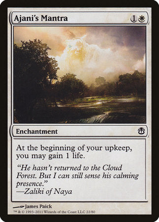 Ajani's Mantra [Duel Decks: Ajani vs. Nicol Bolas] | Dumpster Cat Games