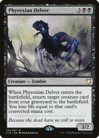 Phyrexian Delver [Commander 2018] | Dumpster Cat Games
