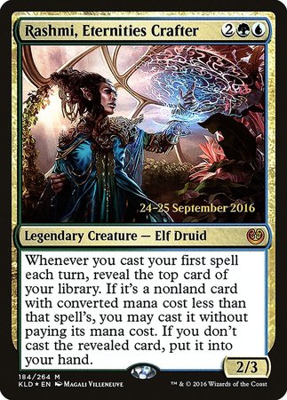 Rashmi, Eternities Crafter [Kaladesh Promos] | Dumpster Cat Games