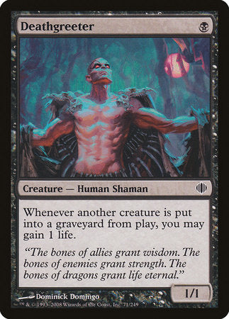 Deathgreeter [Shards of Alara] | Dumpster Cat Games