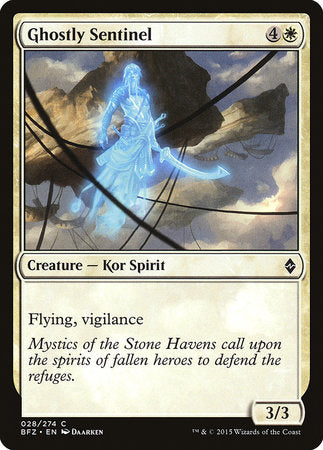 Ghostly Sentinel [Battle for Zendikar] | Dumpster Cat Games