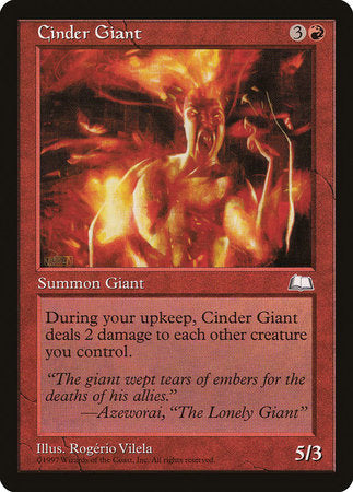 Cinder Giant [Weatherlight] | Dumpster Cat Games