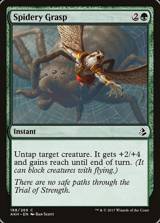Spidery Grasp [Amonkhet] | Dumpster Cat Games