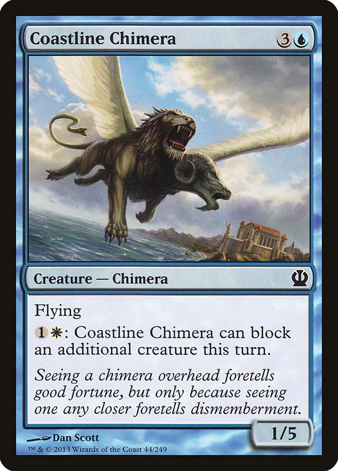 Coastline Chimera [Theros] | Dumpster Cat Games