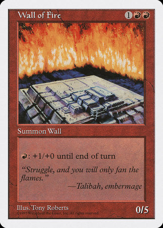 Wall of Fire [Fifth Edition] | Dumpster Cat Games