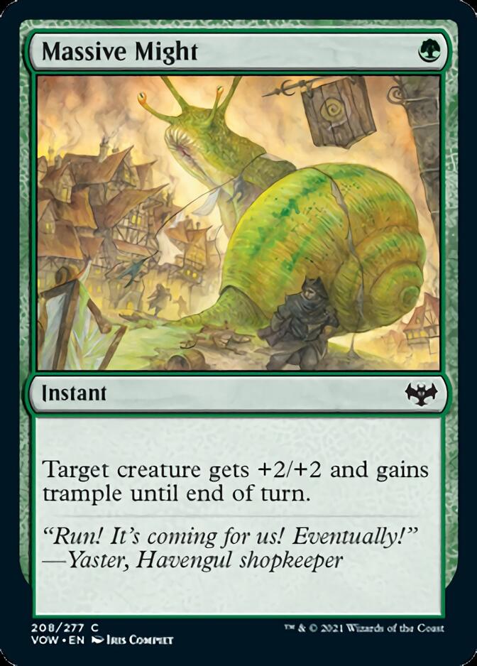 Massive Might [Innistrad: Crimson Vow] | Dumpster Cat Games