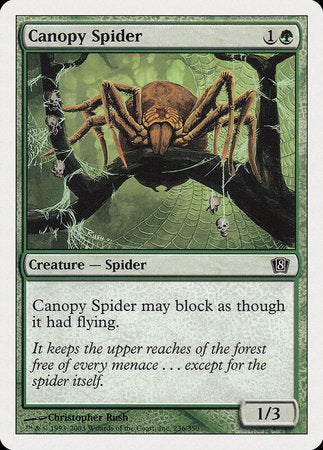 Canopy Spider [Eighth Edition] | Dumpster Cat Games