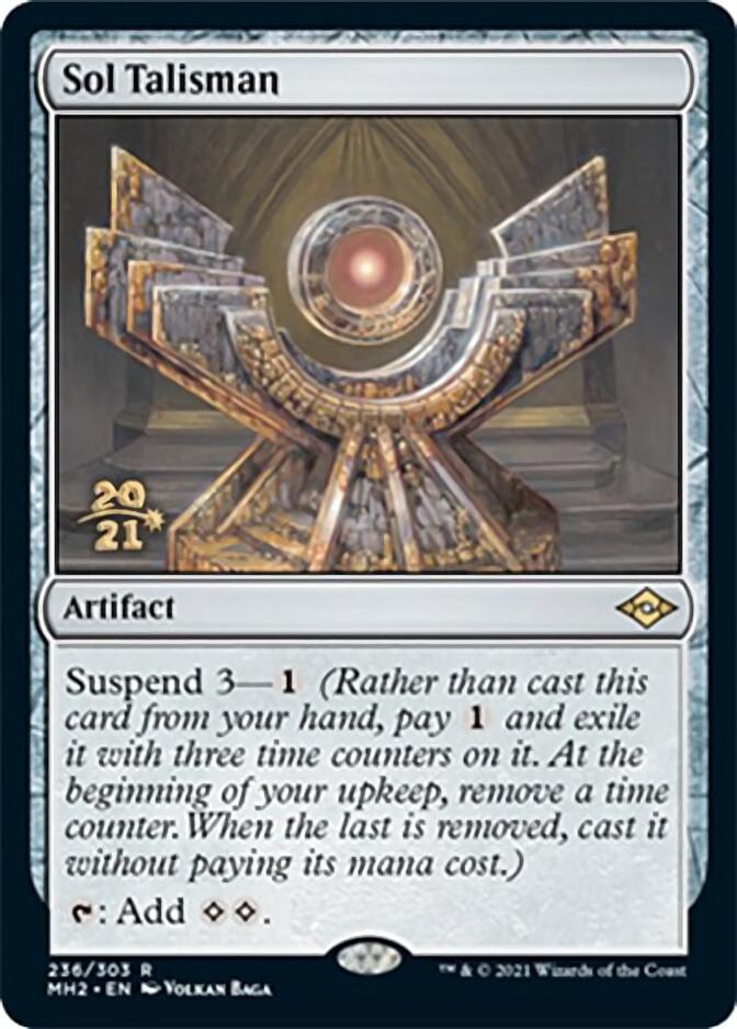 Sol Talisman [Modern Horizons 2 Prerelease Promos] | Dumpster Cat Games