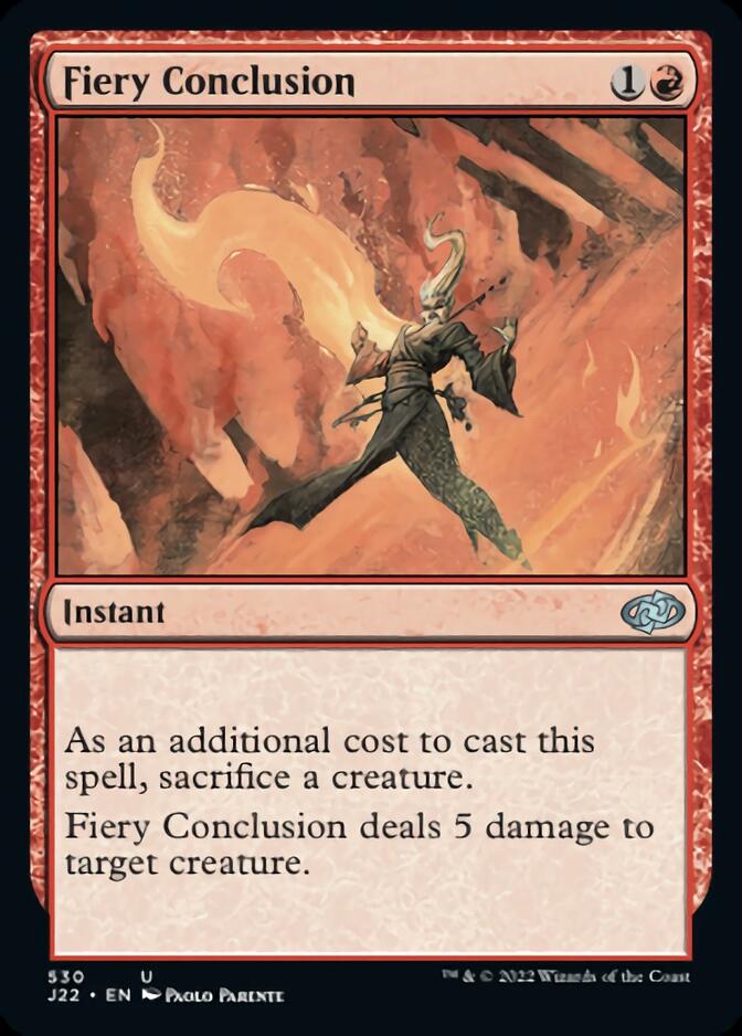 Fiery Conclusion [Jumpstart 2022] | Dumpster Cat Games