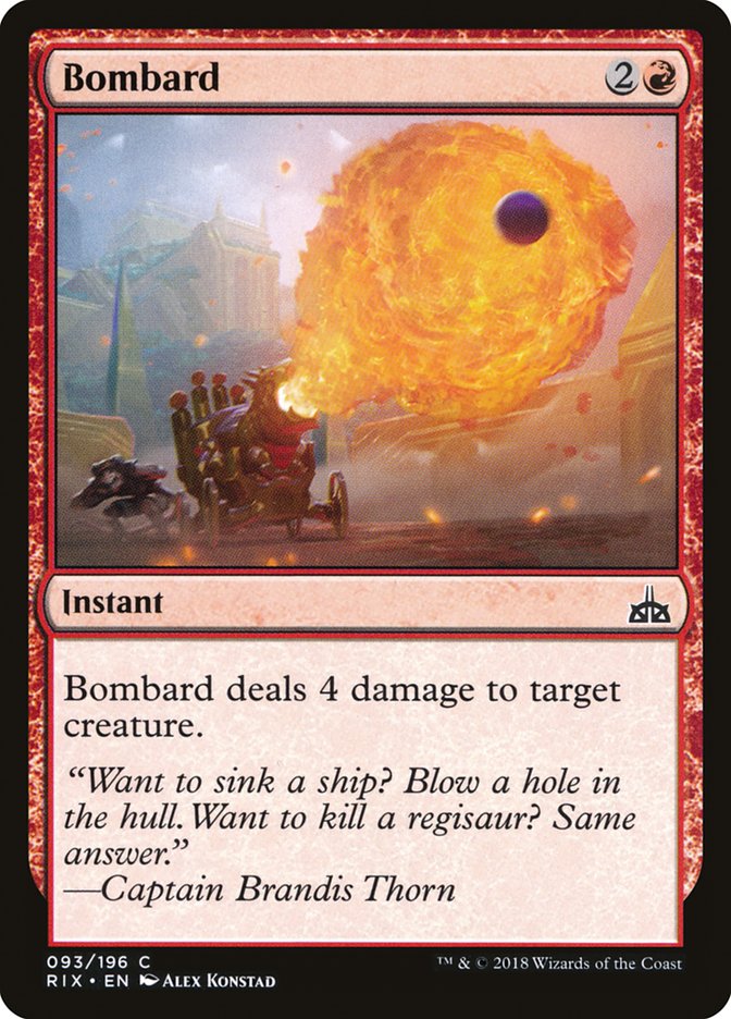 Bombard [Rivals of Ixalan] | Dumpster Cat Games