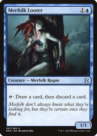 Merfolk Looter [Eternal Masters] | Dumpster Cat Games