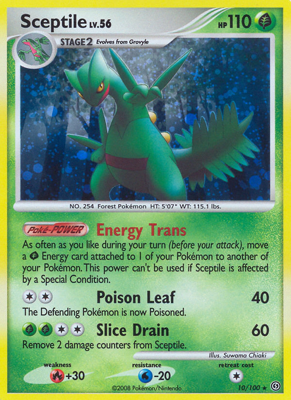 Sceptile (10/100) [Diamond & Pearl: Stormfront] | Dumpster Cat Games