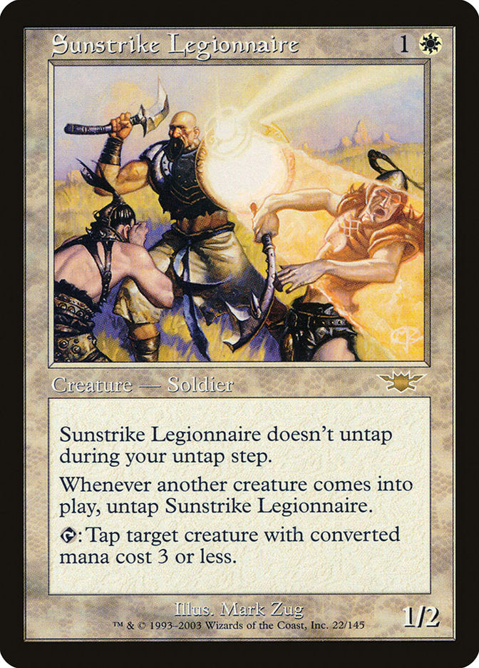 Sunstrike Legionnaire [Legions] | Dumpster Cat Games