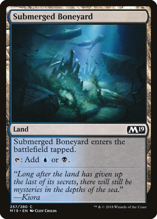Submerged Boneyard [Core Set 2019] | Dumpster Cat Games