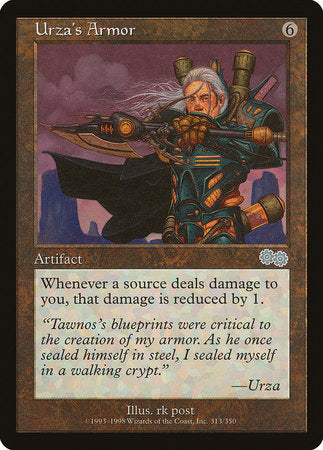 Urza's Armor [Urza's Saga] | Dumpster Cat Games