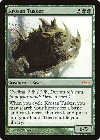 Krosan Tusker [Friday Night Magic 2003] | Dumpster Cat Games