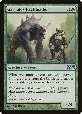Garruk's Packleader [Magic 2011] | Dumpster Cat Games