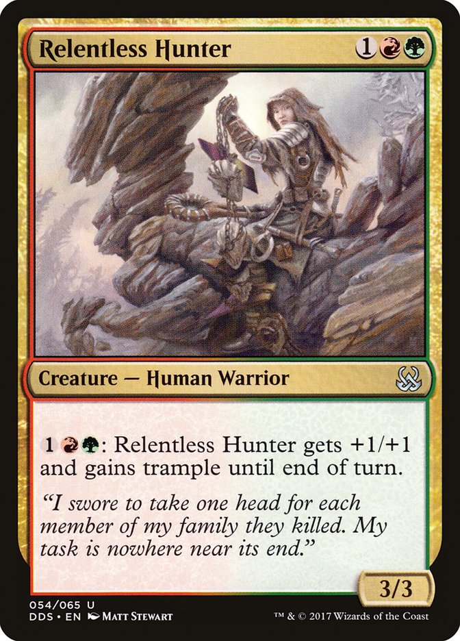 Relentless Hunter [Duel Decks: Mind vs. Might] | Dumpster Cat Games