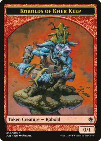 Kobolds of Kher Keep Token (010) [Masters 25 Tokens] | Dumpster Cat Games