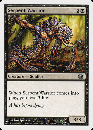 Serpent Warrior [Eighth Edition] | Dumpster Cat Games