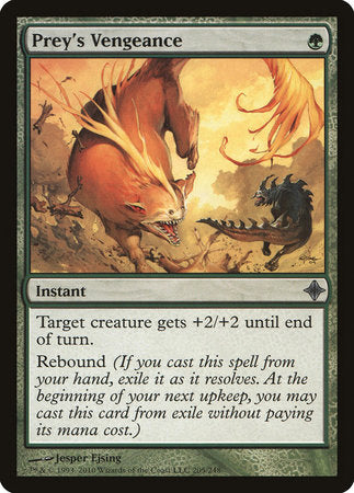 Prey's Vengeance [Rise of the Eldrazi] | Dumpster Cat Games