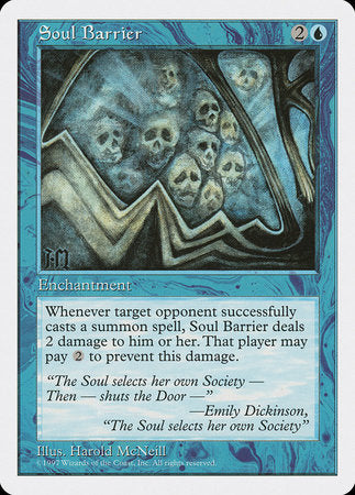 Soul Barrier [Fifth Edition] | Dumpster Cat Games