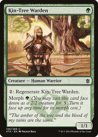 Kin-Tree Warden [Khans of Tarkir] | Dumpster Cat Games