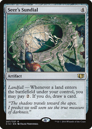 Seer's Sundial [Commander 2014] | Dumpster Cat Games
