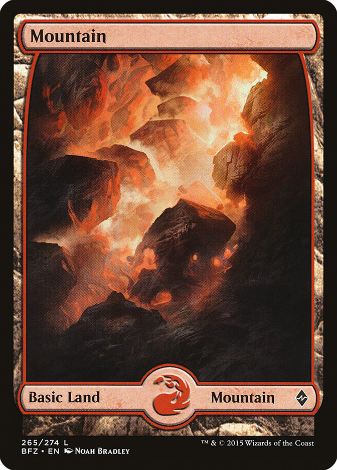 Mountain (265) [Battle for Zendikar] | Dumpster Cat Games