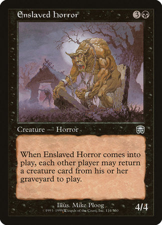 Enslaved Horror [Mercadian Masques] | Dumpster Cat Games