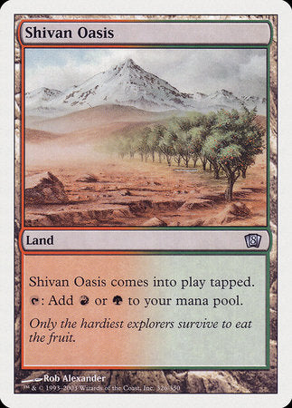 Shivan Oasis [Eighth Edition] | Dumpster Cat Games