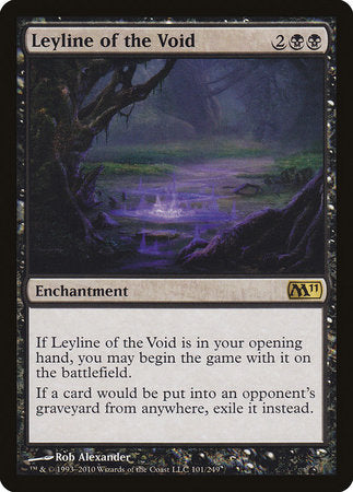 Leyline of the Void [Magic 2011] | Dumpster Cat Games