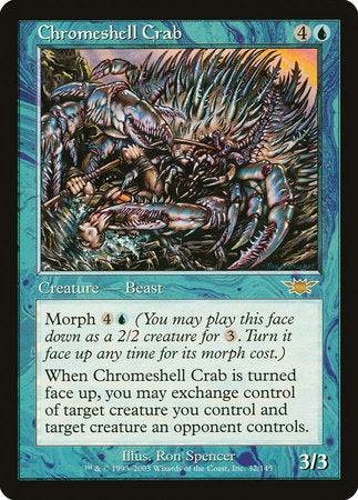 Chromeshell Crab [Legions] | Dumpster Cat Games