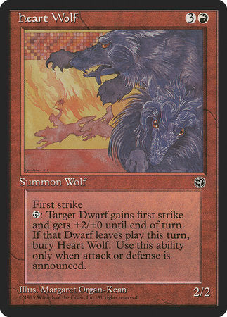 Heart Wolf [Homelands] | Dumpster Cat Games