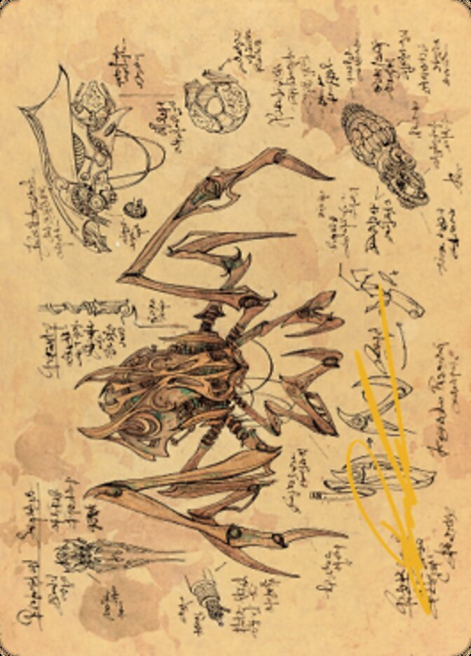 Scrap Trawler Art Card (Gold-Stamped Signature) [The Brothers' War Art Series] | Dumpster Cat Games