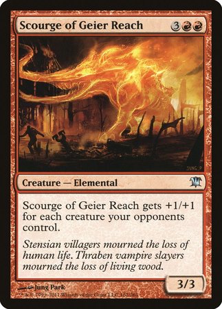 Scourge of Geier Reach [Innistrad] | Dumpster Cat Games
