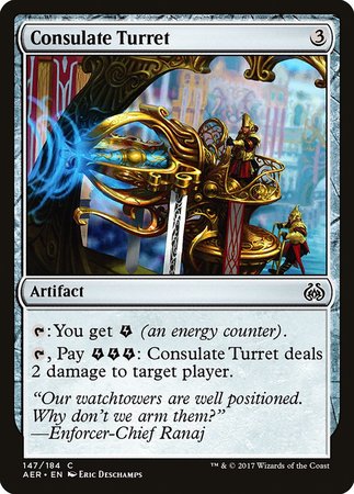 Consulate Turret [Aether Revolt] | Dumpster Cat Games