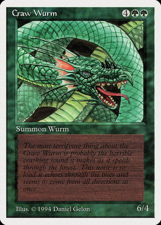 Craw Wurm [Summer Magic / Edgar] | Dumpster Cat Games